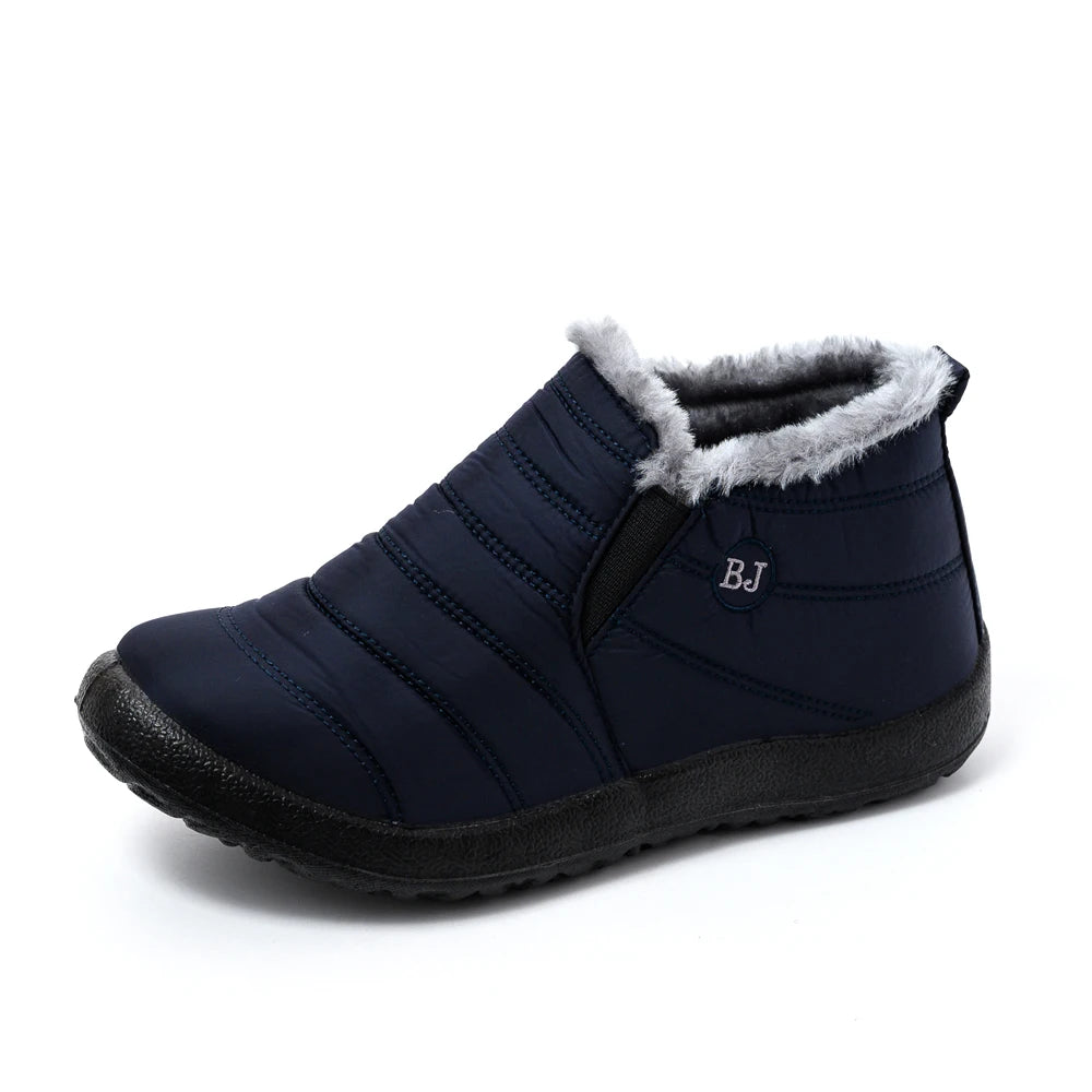 Winter Boots Women Waterproof Snow Women Shoes Flat Casual Winter Shoes Ankle Boots for Women Plus Size Couple Shoes Non-Slip