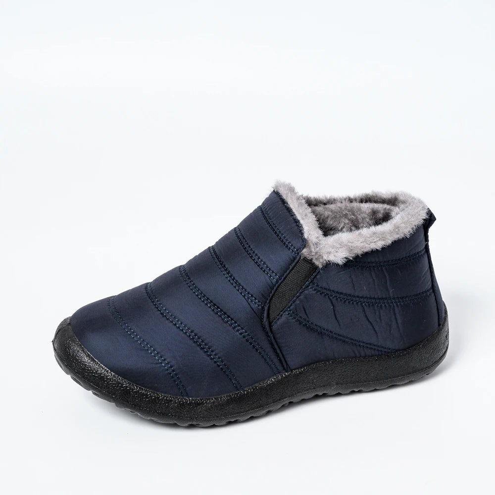 Winter Boots Women Waterproof Snow Women Shoes Flat Casual Winter Shoes Ankle Boots for Women Plus Size Couple Shoes Non-Slip