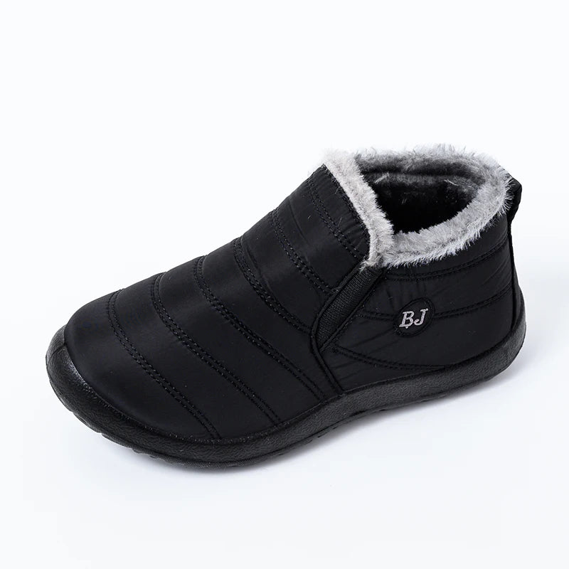 Winter Boots Women Waterproof Snow Women Shoes Flat Casual Winter Shoes Ankle Boots for Women Plus Size Couple Shoes Non-Slip