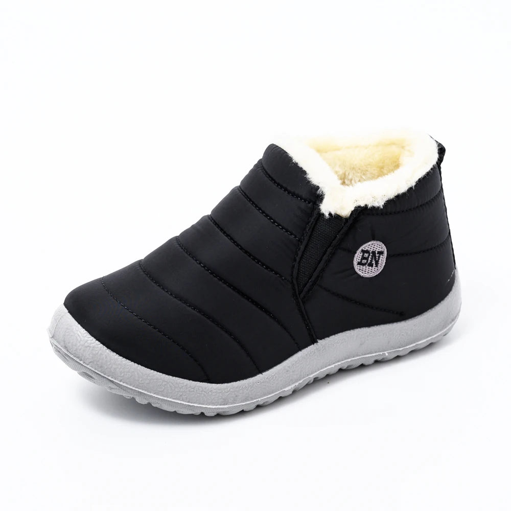 Winter Boots Women Waterproof Snow Women Shoes Flat Casual Winter Shoes Ankle Boots for Women Plus Size Couple Shoes Non-Slip