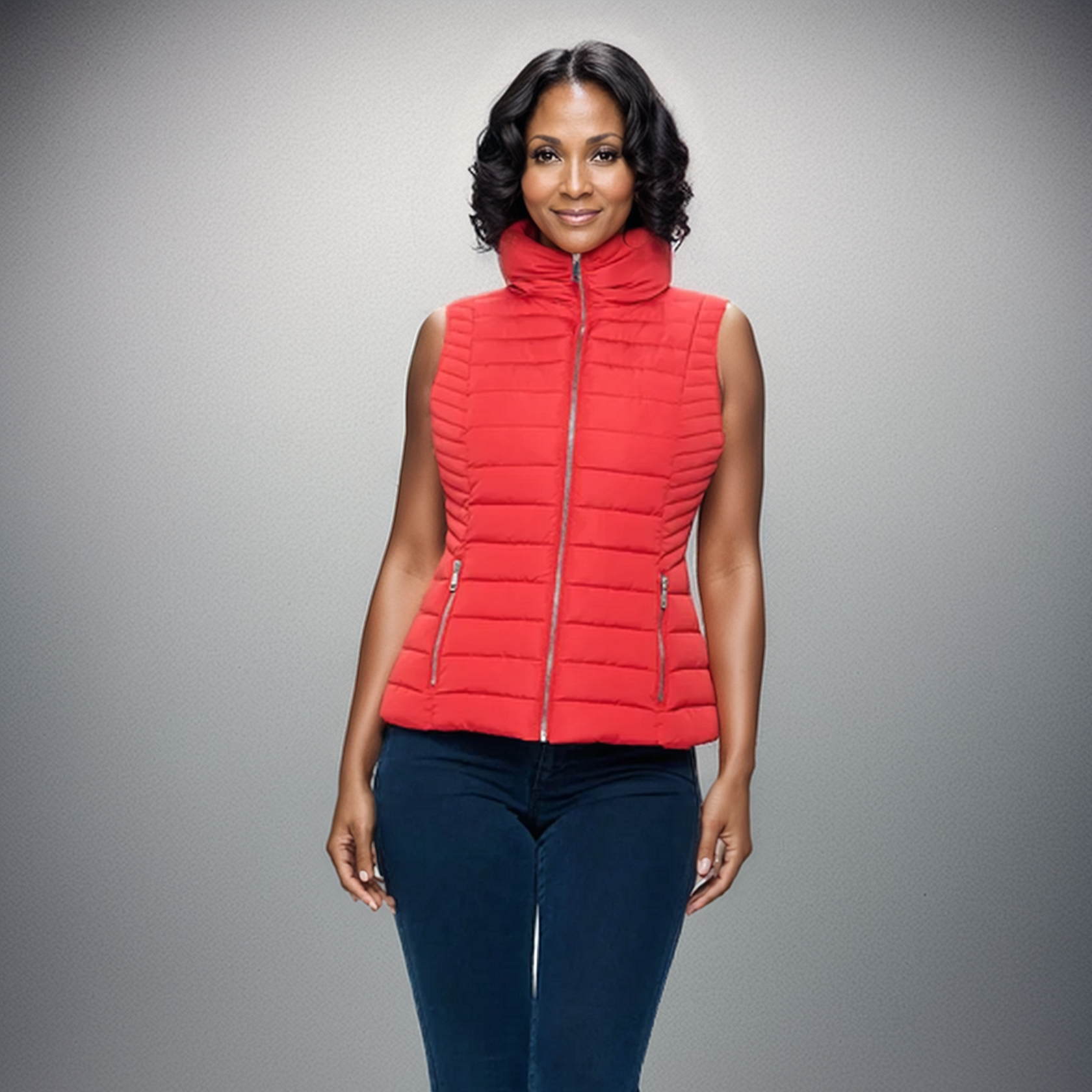 PuffTech Vest - Women's High Collar Quilted Vest