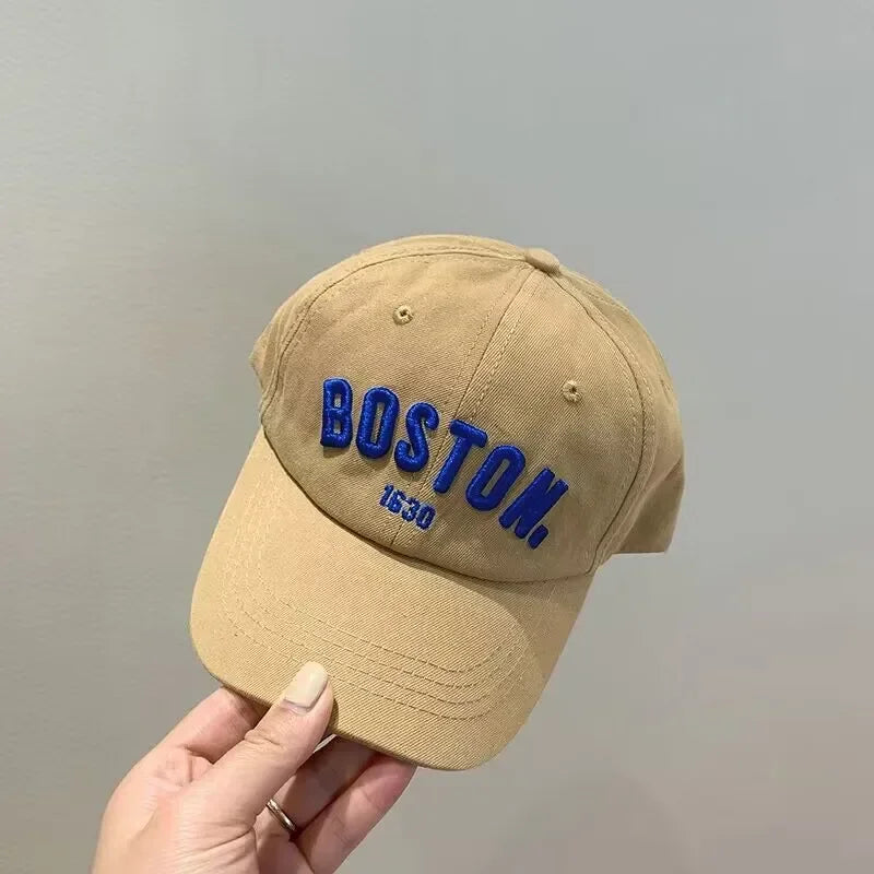 1Pcs Quick-drying Children Baseball Cap Summer Sun Hat Adjustbale Letter Embroidered Hat For Boys Girls