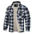 Winter Fashion Trend With Thick Fleece and Warm Plaid Jacket For Men's Casual Loose Sports Plus Large Size High-Quality Jacket