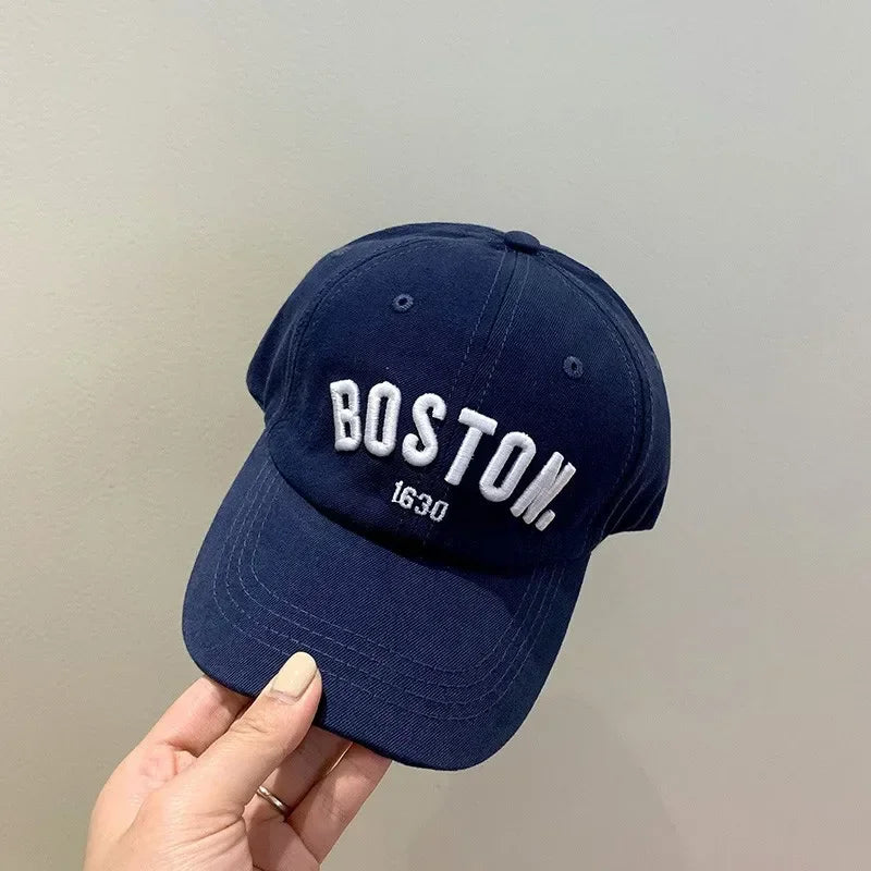 1Pcs Quick-drying Children Baseball Cap Summer Sun Hat Adjustbale Letter Embroidered Hat For Boys Girls