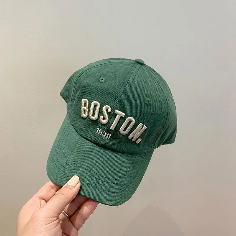 1Pcs Quick-drying Children Baseball Cap Summer Sun Hat Adjustbale Letter Embroidered Hat For Boys Girls