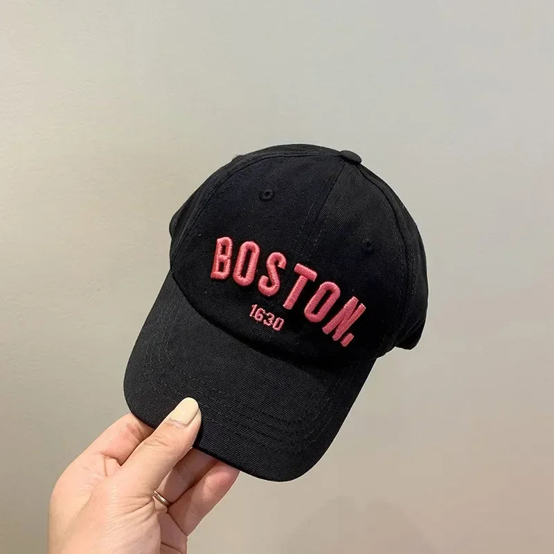 1Pcs Quick-drying Children Baseball Cap Summer Sun Hat Adjustbale Letter Embroidered Hat For Boys Girls