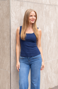 Bella Tank Top, Navy
