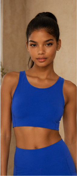 Breathe Easy Cut-Out Back Sports Bra – Lycra® Blend